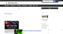 Desktop Screenshot of mydailydish.com
